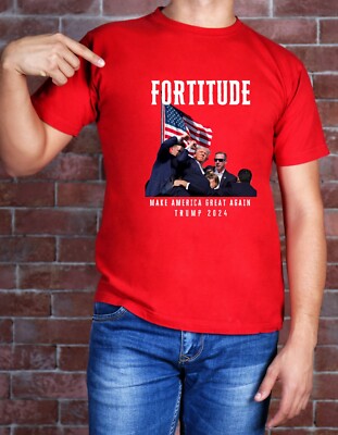 Donald Trump Raising Fist President 2024 Victory Custom Graphic T-Shirt