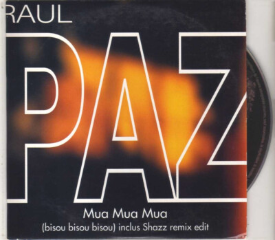 Raul Paz - Mua Mua Mua - Promo CDS - 2003 - House Latin 2TR Kartenhülle