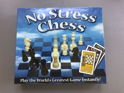 *NEW-SEALED* No Stress Chess Board Game-Learn Chess Easy-For Kids and