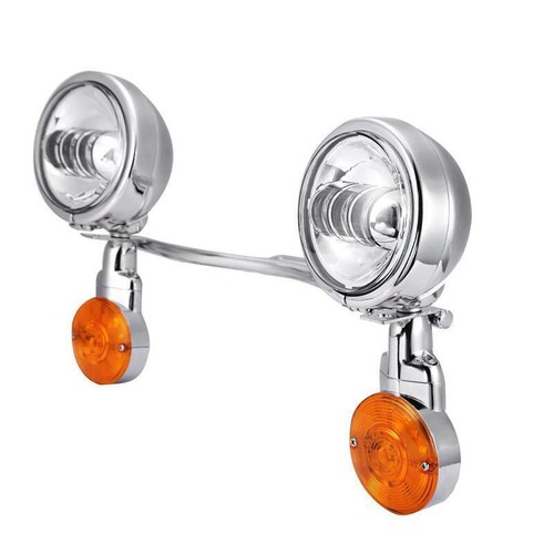 Motorcycle LED Passing Turn Signals Light Bar For Harley Touring Road King - Picture 5 of 10