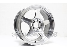 Rota Slipstream Wheels 15x7 40 4x100 Polish For Civic Integra Del Sol