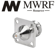 SMA Female to N Female Panel Mount connector; USA Stock; Fast Ship