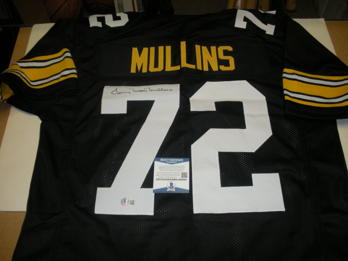 GERRY MOON MULLINS PITTSBURGH STEELERS 4X SB CHAMPS BECKETT/COA SIGNED  JERSEY