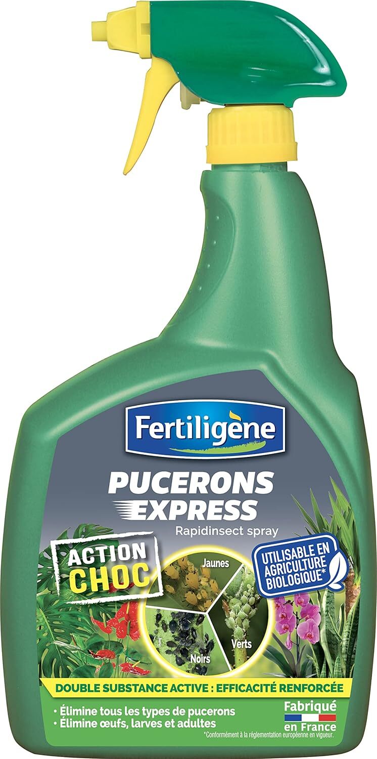 Fertiligene FPUC700 Pulvérisateur Insecticide Pucerons Prêt à l'Emploi 750ml