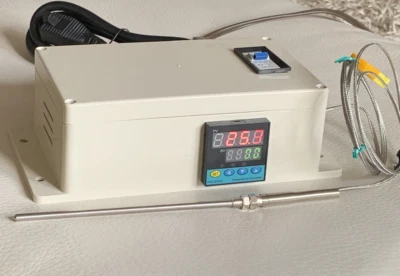 Plug & Play PID Temperature Controller Box SSR Out put Control with 6" Tip Probe