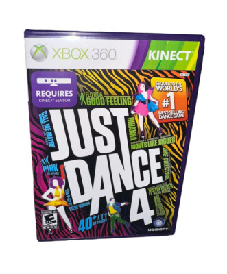 Just Dance 4 (Microsoft Xbox 360, 2012) Complete CIB