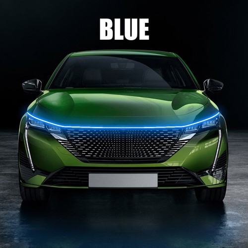 150cm 12V Car Front Hood DRL LED Daytime Running Decorative Flexible Light Strip - Picture 4 of 18