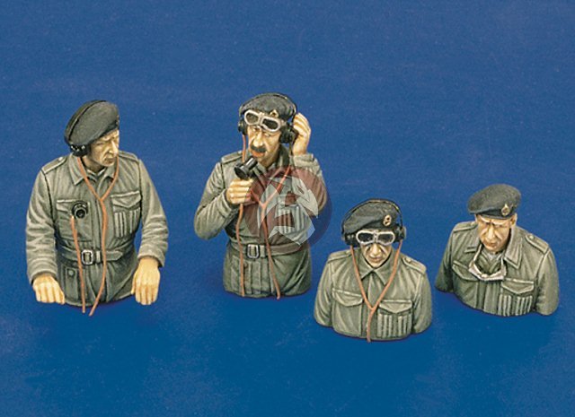 MODEL: HORNET, WARRIORS, 1/35 resin heads figures: WW2 Allied? Helmet