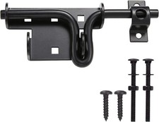 Slide Bolt Gate Latch Sliding Bolt Door Lock with Padlock Hole Heavy Duty Hardwa