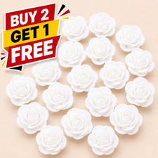 100 Foam Mini Roses WHOLESALE Heads Buds Small Flowers Wedding Home Party UK