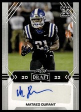 2022 Leaf Draft #BA-MD1 Mataeo Durant Autographs