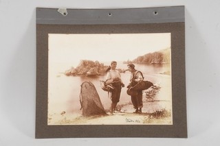 C69K41 Wilhelm von Gloeden (1856 1931) Photograph Fisherman Signed Dated 1912