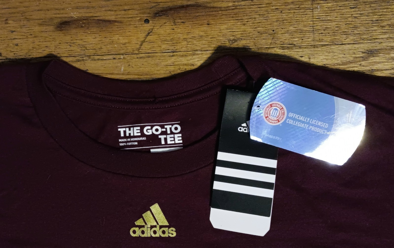 Texas State Bobcats Volleyball t-shirt adidas NEW nwt College Football Maroon thumbnail 4