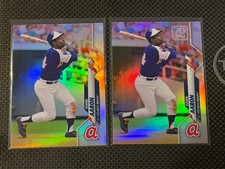 2021 Topps HANK AARON Chrome Refractor 70 Years of Topps 70YTC-70 Braves x 1