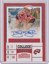 Taywan Taylor 2017 Panini Contenders Draft Picks College Ticket Rc Auto