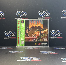 Doom Sony Playstation 1 PS1 CIB Complete Refurbished & Tested Free Shipping