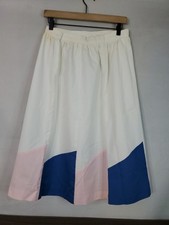 Vintage 60s 70s Jantzen A-Line Skirt Women's Size 12 Pink Floral Side Zip -READ