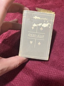  Vintage 1950’s Redi-Slip Remembrance Playing Cards Gas-Mart Vallejo CA Advertis