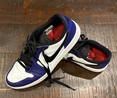 Nike Air Jordan 1 Golf Low ''Court Purple'' White/Purple/Black Men s Size 12