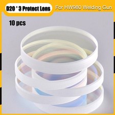 10PCS D20*3 Protective Lens For RECI HW980 1500-3000W Fiber Laser WeldingMachine