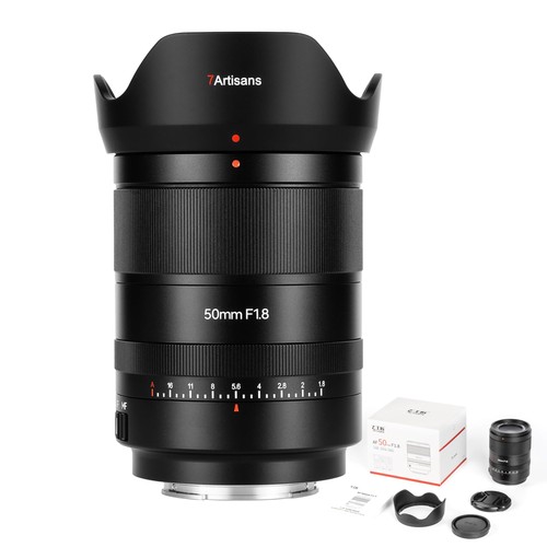 7artisans AF 50mm F1.8 Camera Lens for L Mount,Full Frame,Large Aperture - Picture 1 of 8