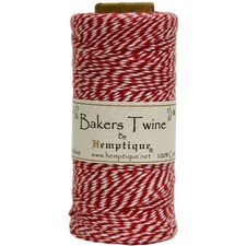 Cotton Baker's Twine Spool 2-Ply 410' Red
