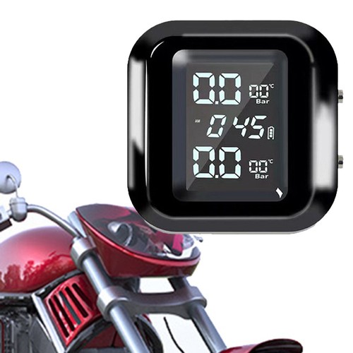 Motorcycle TPMS Wireless Tire Pressure Monitor System with LCD Display - Picture 5 of 11
