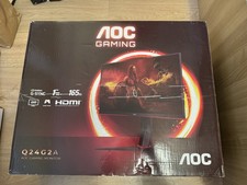 AOC Gaming Monitor Q24G2A 23.8" QHD 165hz Flat Screen