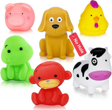 Bathtub Toys for Toddlers 1-3 - Mold Free No Hole Baby Kids Infant Bath Toys 6-1