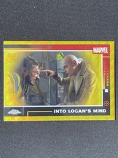 Into Logan's Mind 2025 Topps Chrome Deadpool Yellow Wave Refractor /399 #88