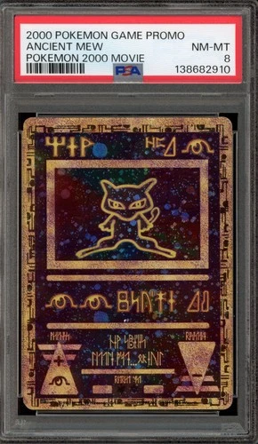 Pokemon Ancient Mew Movie 2000 Promo PSA 8