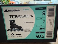 Rollerblade Zetrablade W Inline Skates Women's US 9 / EU 40.5 - Brand New in Box