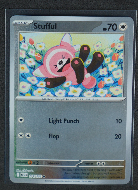 Stufful - Reverse Holo Common #111/132 ME01: Mega Evolution 2025 NM