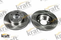 2X Bremsscheibe Kraft 6045820 2 Bremsscheiben Vorderachse Vorne