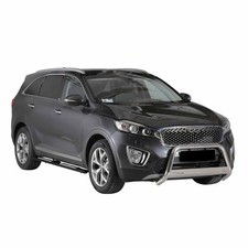 Edelstahl Seitenschweller Schwellerrohre für Kia Sorento 2015-2017 Schwarz