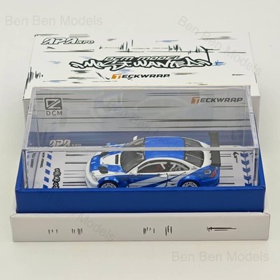 DCM 1:64 M3 GTR E46 NFS TECKWRAP APAXPO ZESTEK Diecast Models Car