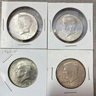1965 1967 Kennedy Half Dollar 50C Coins Lot of 4, Uncertified, Ungraded