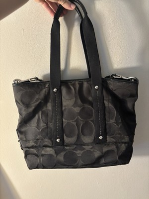 Black Coach Kyra Daisy Tote Handbag Purse F18844 | eBay