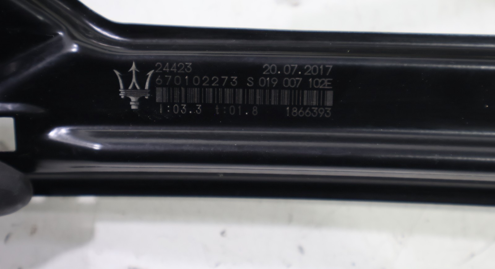 2014 - 2020 MASERATI GHIBLI REAR RIGHT SIDE DOOR WINDOW REGULATOR & MOTOR OEM