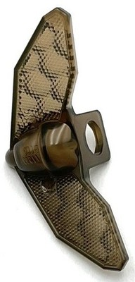 Lego New Trans-Brown Minifigure Wings Insect Lenticular with Neck Bracket Part