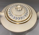 Syracuse China Sherwood Teapot & Lid - 6.5” Excellent - Blue Laurel - Old Ivory — photo 3