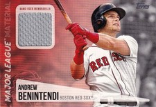 2019 Topps Series 1 Boston Red Sox Andrew Benintendi Major League Materials