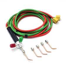 Mini Oxygen Torch Kit, Micro Acetylene/Butane Gas Welding Green