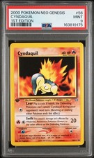 2000 POKEMON NEO GENESIS 1ST EDITION #56 CYNDAQUIL PSA 9
