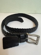 Banana Republic Women s Small Black Woven Leather Belt