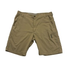 Wrangler Cargo Shorts Mens 36 Brown Utility Pockets Lightweight Outdoors Hiking