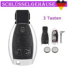 3 Tasten Schlüssel Gehäuse + 2x Batterie für Mercedes Benz A B C E S G Klasse ML 3 Tasten Schlüssel Gehäuse + 2x Batterie für Mercedes Benz A B C E S G Klasse ML