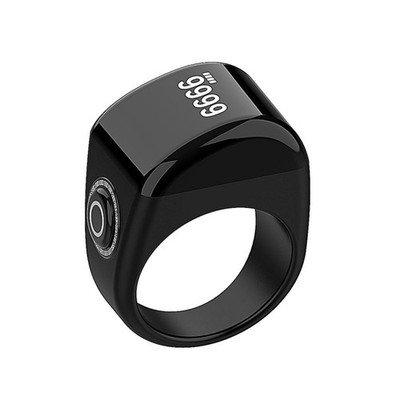 Zikr Ring- Muslim Digital Azan Alarm Clock, Digital Tasbih Finger Counter wit...