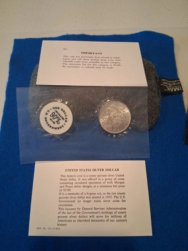 1879-O GSA soft pack Uncirculated Morgan Dollar $339.