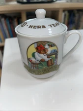 “Celestial Seasonings Sleepytime”  1985 Mug with Lid - Sleeping Bears, Japan